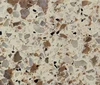 Fengshuo two colour sparkle indian sand quartz stone countertops for vanity with white,brown,black,red