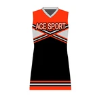 Sublimation Women Sexy Cheerleading Uniform Skirts Suit Dresses