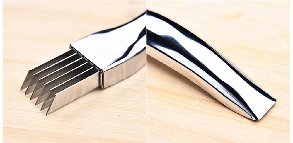 Kitchen Onion Knife Cutter Graters Vegetable Tool Multi Chopper Sharp Stainless Shredded Green Onion Knife Cut Slicer KC1067