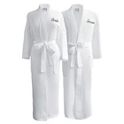 Kimono Waffle Robe Women/Men Bath Shower Robes For Wedding Party Bridal Bathrobe
