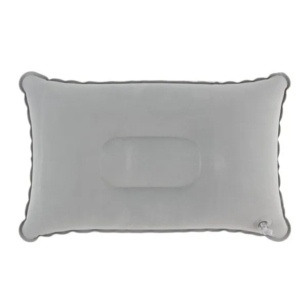 1pc Outdoor Portable Folding Air Inflatable Pillow Double Sided Flocking Cushion for Travel Plane Hotel Hot Worldwide