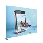 Portable tension display stand exhibition back wall event backdrop