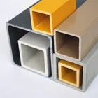 factory pultrusion GRP profile rectangular Fiberglass pipe FRP square tube