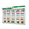 New High Quality 5 glass door display freezers