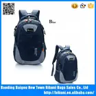 Nylon sky blue school shoulder laptop college backpack bag for men