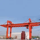 "Machine de levage de grue de 40 tonnes de grue de portique de conteneur de pneu en caoutchouc"
