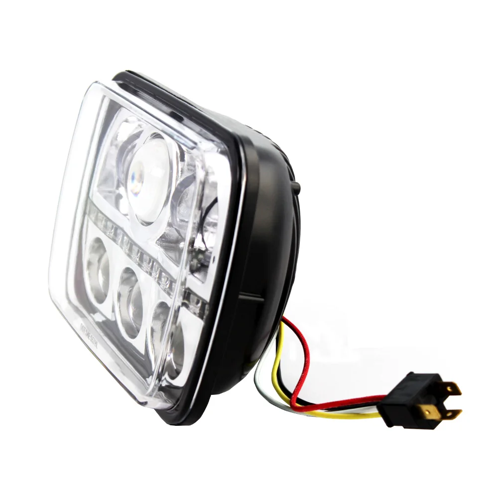 FADUIES 80W 5''x7'' 7''x 6'' Led Headlights with DRL For Jeep Wrangler YJ Cherokee XJ H6054 H5054 H6054LL 69822 6052 6053 (4)