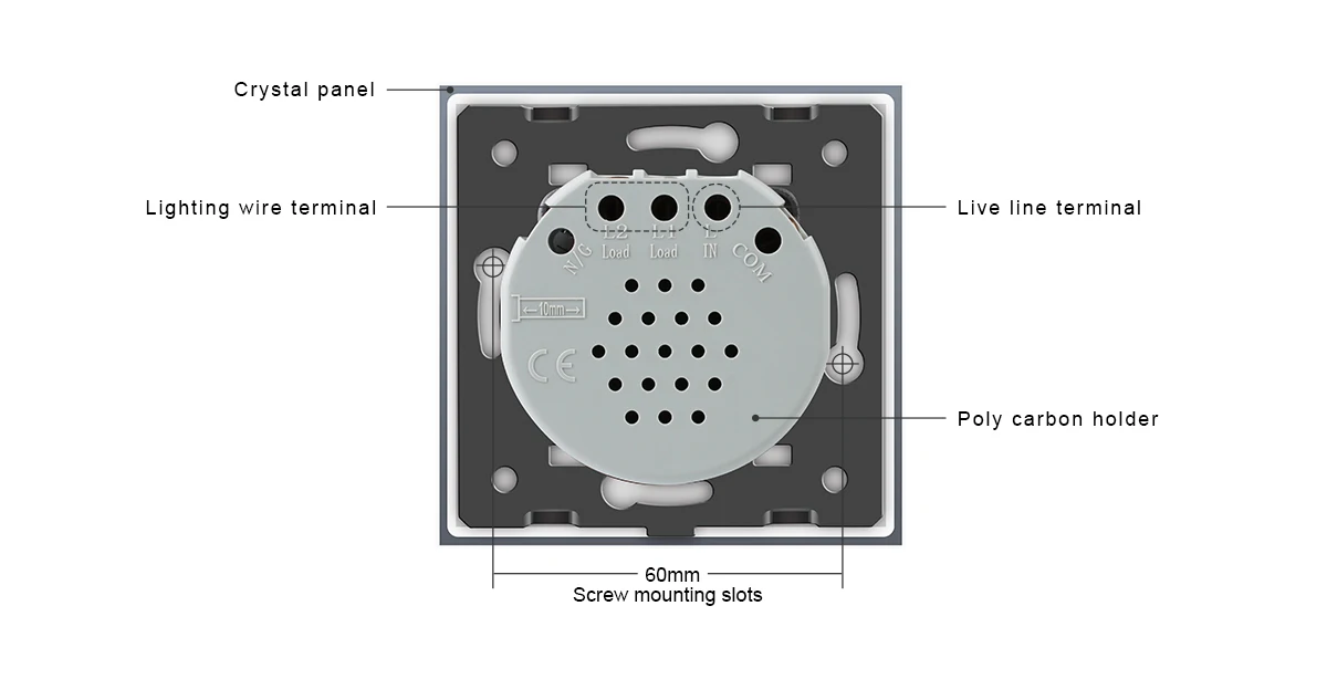 LIVOLO VL-C701Z-11 Google Home Best Zigbee Control Light Wall Smart Switch - ANKUX.COM