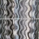 colorful 100% polyester embossed velvet with soft textile for sofa,for curtain