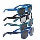 Plastic Promotion Custom Logo Printed Brand Own Name Logo CE UV400 Sun glasses