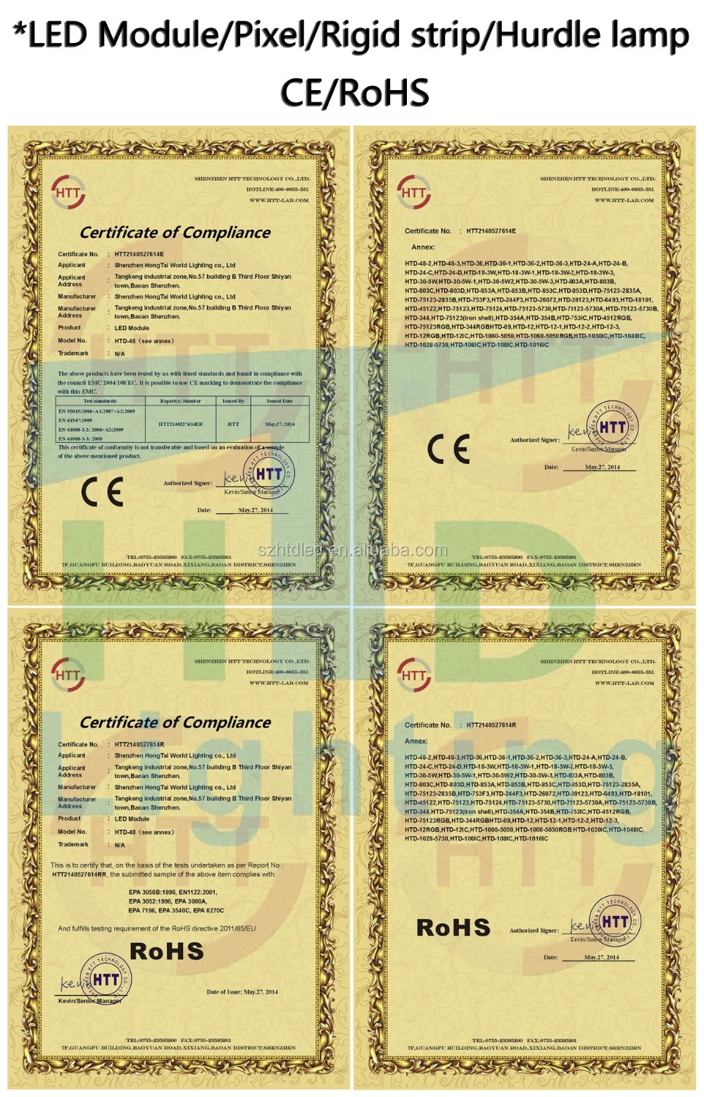 CE-1 document for HTD Module DSD