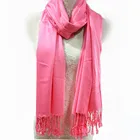 TS-014 100% viscose pashmina scarf nursing cover solid color viscose scarf shawl for woman hijab factory supplier