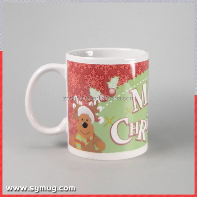 cheap souvenir christmas gifts christmas ceramic milk coffee mug