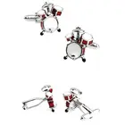 Drum kit Cufflinks Music Design Music Note Cufflinks Bass Cuffs