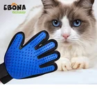 Soft rubber Five fingers pet dog bathing washing grooming cleaning glove brush tool Hair Remover Dog Grooming Glove