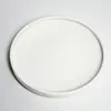 Wholesale discount price concise round wedding cheap white dinner plates for restaurant