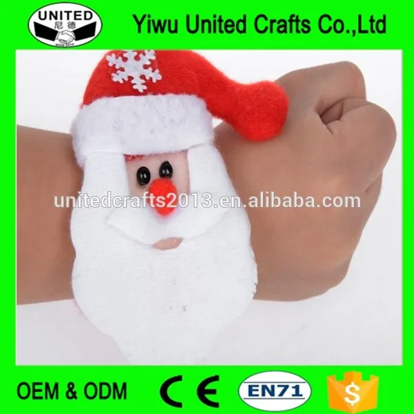 christmas party slap on wristband handband bracelets witch clap