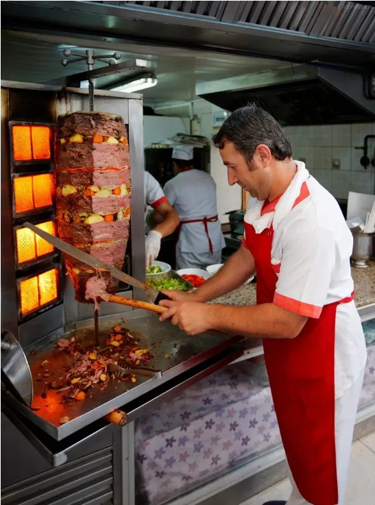 professional electric doner kebab grill machine