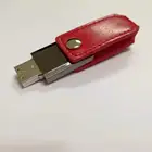 promotional gift embossed logo pu leather usb flash drive for memory 8GB 16GB