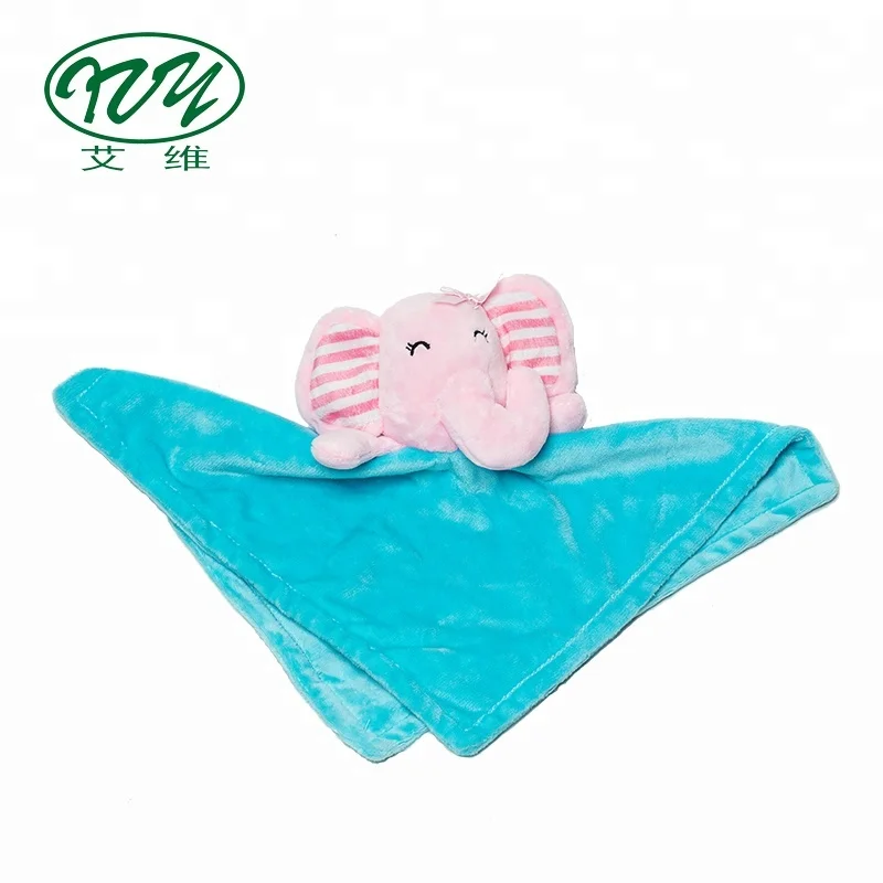 Wholesale Blue Elephant Baby Sleeping Comforter Toy Buy Soft