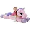 Hot sale customized white pink giant soft unicorn plush toy