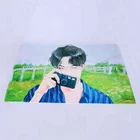 Japan Korea handsome boy anti-pilling customization super soft flannel knee blanket