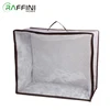Easy Carry Foldable Size Non-woven+PVC Blanket Storage Organizer