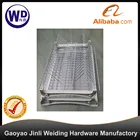 kitchen cabinet iron chrome plated dish holder with aluminium bars