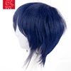 factory wholesale short purple synthetic wigs