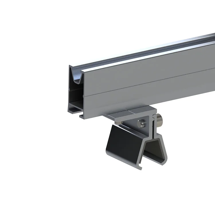 Non Penetrative Kliplok Aluminum Solar Energy