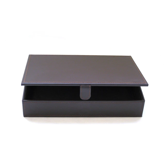 custom made top quality leather gift box for packaging