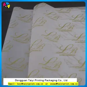 unique pand one color gift wrapping tissue paper with sparkles