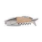 Custom design metal wine opener fish bottle opener