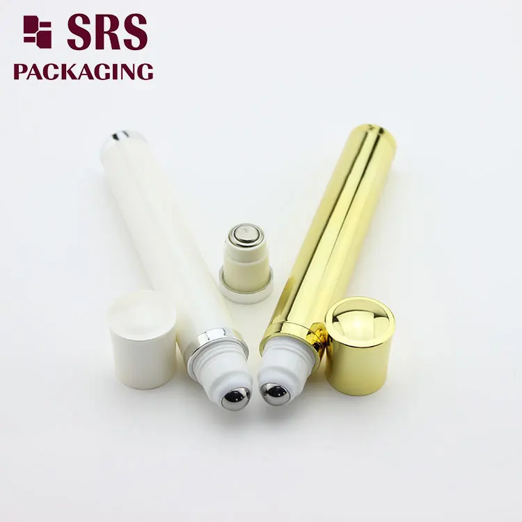 high end luxury empty massage bottle steel ball vibrating face serum bottle.jpg
