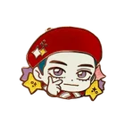Cute custom cartoon lapel pins no minimum metal enamel pin