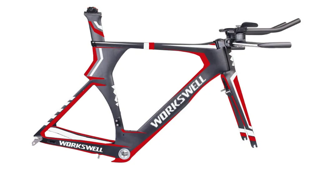 Workswell Carbon triathlon bikes frame carbon tt frame