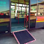 Electric steel Wheelchair Ramp for City public buses