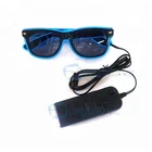 Vintage style holiday party cool fashion male led light sunglasses