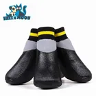 HELLOMOON Comfortable Anti Slip Rubber Waterproof Pet Shoe Socks for Dogs Cats