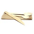 Hot Selling Disposable Wood Dinnerware Set For Restaurant