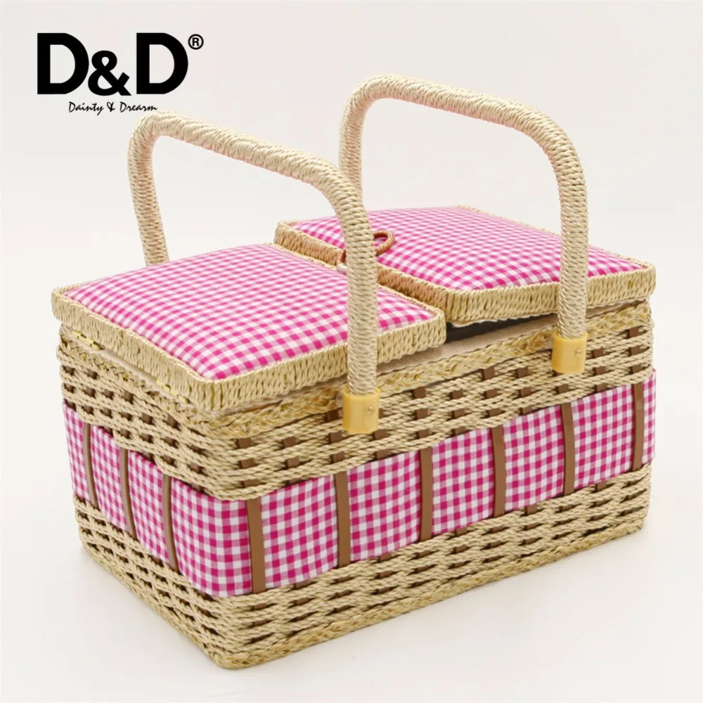 sewing baskets large