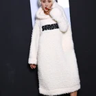 towel white patch fleece casual elegant dresses