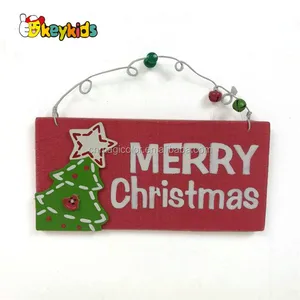 wholesale useful merry christmas wooden hanging christmas wall