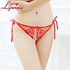 Lynmiss Women Sexy Lingerie Lace open crotch crotchless Briefs Embroidered Sexy Net g string open crotch crotchless Panties