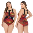 2019 Wholesale one piece swimwear large size swimsuit plus size women Swimwear