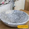 Unique China sanitary ware sink barber shop white marble hand washing basins