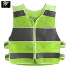 multi pockets safety workwear vest high visibility vest with short sleeves