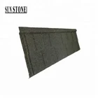 Machine making stone coated metal roof ridge cap