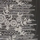 New design 3d sequins polyester embroidery lace fabric