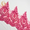 High Quality Cheap African Beaded And Sequins Fabrics Tulle Lace Trimming